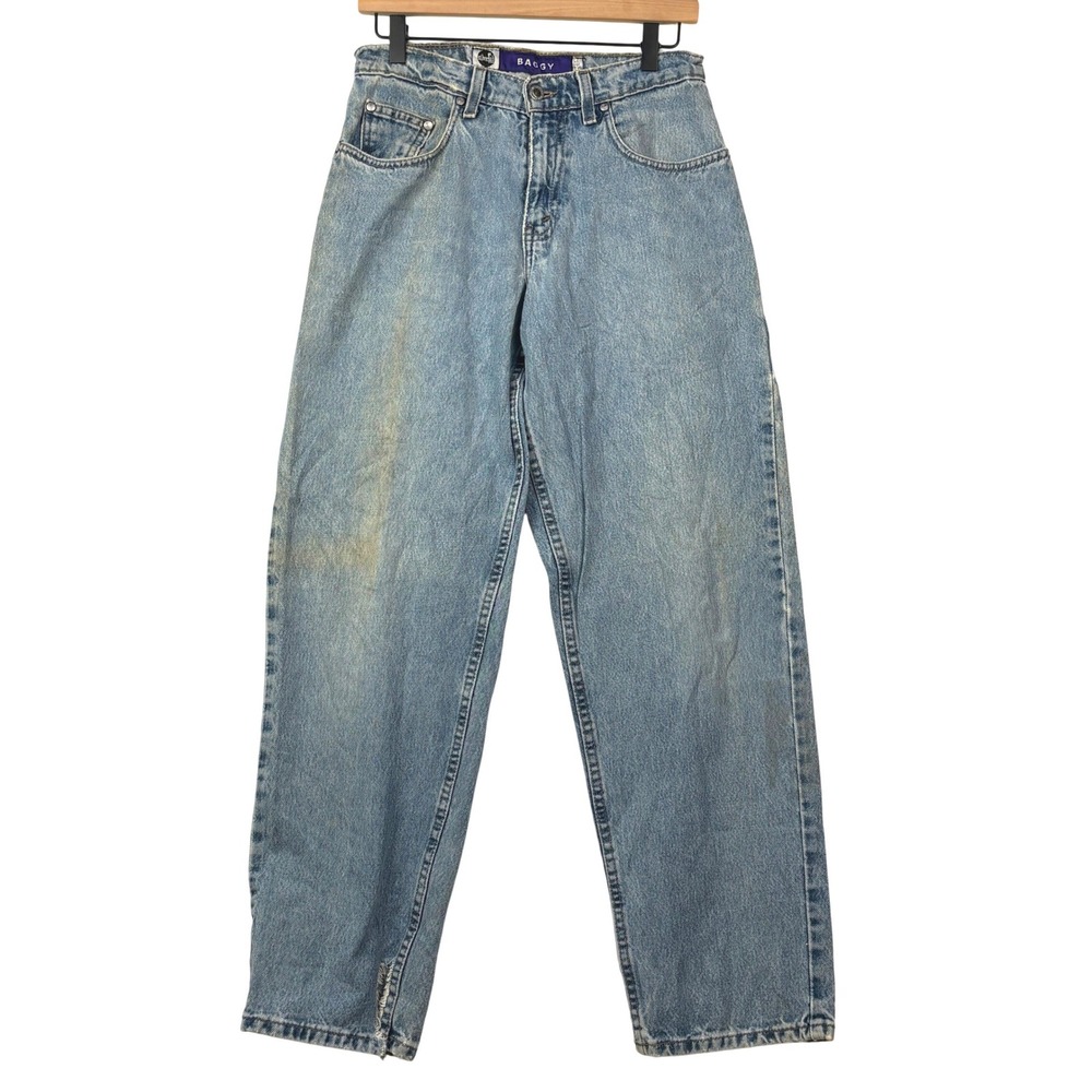 Levis VTG SilverTab Mens Baggy Jeans 28x30 Light Wash Streetwear USA 90s Grunge